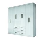 Guarda Roupa Casal 8 Portas 6 Gavetas Liverpool Branco - Sant