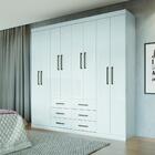 Guarda Roupa Casal 8 Portas 6 Gavetas Liverpool Branco - Sant