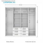 Guarda Roupa Casal 8 Portas 6 Gavetas Liverpool Branco - Sant