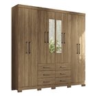 Guarda-roupa Casal 8 Portas 6 Gavetas Liverpool Com Espelhos