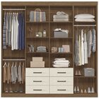 Guarda-roupa Casal 8 Portas 6 Gavetas Liverpool Jatobá/areia