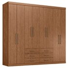 Guarda Roupa Casal 8 Portas 6 Gavetas Master Jatobá
