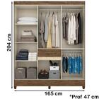 Guarda Roupa Casal 8 Portas 8353 Moval