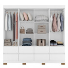Guarda Roupa Casal 8 Portas 8 Gavetas B24088 Arapalc