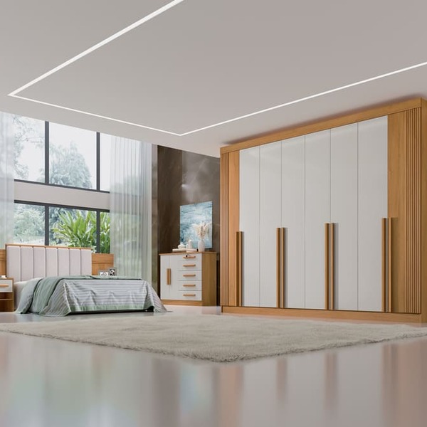 Guarda Roupa Casal 8 Portas 8 Gavetas - Daymont - Móveis D'do