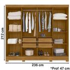 Guarda Roupa Casal 8 Portas 9113 Moval