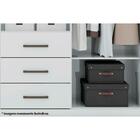 Guarda Roupa Casal 8 Portas 9 Prateleiras Castanho/off White