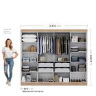 Guarda Roupa Casal 8 Portas  Paris Maxel Móveis