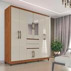 Guarda-roupa Casal 8 Portas Com Espelho 2 Gavetas Master Top