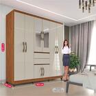 Guarda-roupa Casal 8 Portas Com Espelho 2 Gavetas Master Top