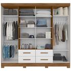Guarda Roupa Casal 8 Portas Com Espelho 9413 Moval