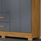 Guarda Roupa Casal 8 Portas Com Espelho 9413 Moval