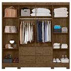 Guarda Roupa Casal 8 Portas Com Espelho 9720 Moval
