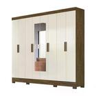 Guarda Roupa Casal 8 Portas Com Espelho Diplomata Moval