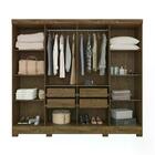 Guarda Roupa Casal 8 Portas Com Espelho Diplomata Moval