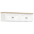 Guarda-roupa Casal 8 Portas E 2 Gavetas Com Maleiro Em Madeir