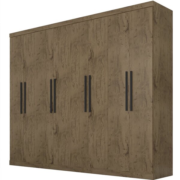 Guarda Roupa Casal 8 Portas E 4 Gavetas 1684 Araplac