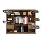 Guarda Roupa Casal 8 Portas E 4 Gavetas 1684 Araplac