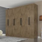 Guarda Roupa Casal 8 Portas E 4 Gavetas 1684 Araplac