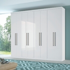 Guarda Roupa Casal 8 Portas Flaviana Branco