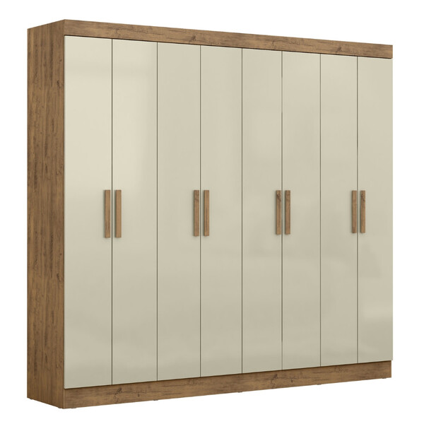 Guarda Roupa Casal 8 Portas Holanda Maxel | Leroy Merlin