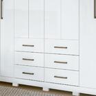 Guarda Roupa Casal 8 Portas Liverpool Santos Andirá Branco
