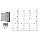 Guarda-roupa Casal 8 Portas Premium Benetil Móveis Avelã Ipê/