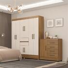 Guarda Roupa Casal 8 Portas Terni Amendola Off-white