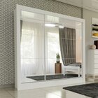 Guarda-roupa Casal 9 Espelhos 3 Portas De Correr 4 Gavetas Ma