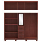 Guarda-roupa Casal 9 Portas 3 Gavetas E Espelho Em Madeira Ma