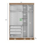 Guarda Roupa Casal 9 Portas 6 Gavetas Cairo 001 Novo Horizont