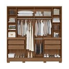 Guarda Roupa Casal  10 Portas  4 Gavetas Com 2 Espelhos  Alas