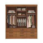 Guarda-roupa Casal  3 Portas De Correr 9 Gavetas Chicago Tcil