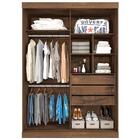 Guarda Roupa Casal  Com Espelho 2 Portas Correr  Bia Panan