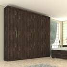 Guarda-roupa Casal  Olimpo 6 Pt Cumaru Rustic