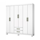 Guarda Roupa Casal A22 6 Portas 2 Gavetas Carioca Móveis