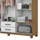 Guarda Roupa Casal A22 6 Portas 2 Gavetas Carioca Móveis