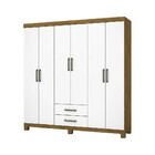 Guarda Roupa Casal A22 6 Portas 2 Gavetas Carioca Móveis