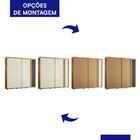 Guarda Roupa Casal Acácia 2 Portas Deslizantes Flex - Móveis