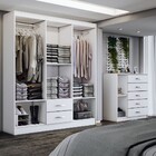 Guarda-roupa Casal Adam 6 Portas 2 Gavetas E Espelho Com Cômo