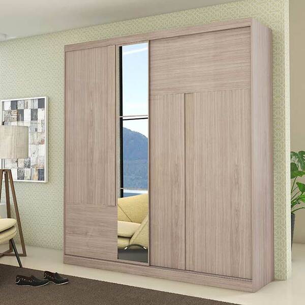 Guarda-roupa Casal Agile 2 Portas E 3 Gavetas - Móveis Albatr