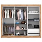 Guarda-roupa Casal Alabama 3 Portas 3 Gavetas Ipe/off White -