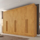 Guarda-roupa Casal Alba Plus 6 Portas 4 Gavetas 100% Mdf Pero