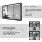 Guarda-roupa Casal Alfeu Gold 3 Portas Com Espelho E 6 Gaveta