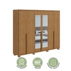 Guarda-roupa Casal Alonzo 6 Portas 4 Gavetas Com Espelho Amên