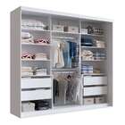 Guarda-roupa Casal Alya 3 Pt 4 Gv Branco