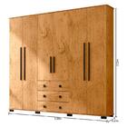 Guarda Roupa Casal Ambiente B23063 Freijó - Araplac