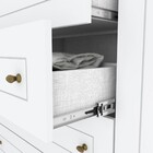 Guarda-roupa Casal Americano 6 Portas 4 Gavetas Branco Hp - H