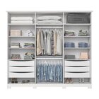 Guarda Roupa Casal Americano 6 Portas Com Amortecimento 6 Gav