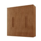 Guarda Roupa Casal Amsterdã 100% Mdf 4 Portas 3 Gavetas Imbuia